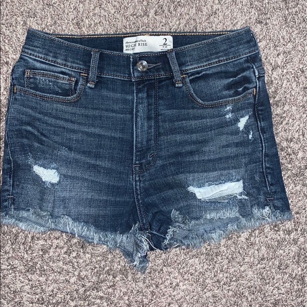 Blue jean shorts